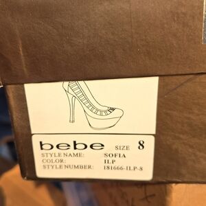Bebe Sofia Tan Heels